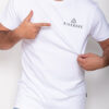 Camiseta Slim Tshirt Slim Camiseta negra camiseta blanca camiseta de hombre